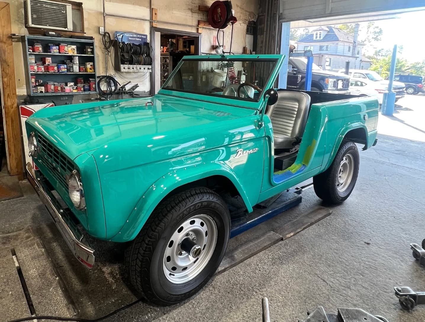 Vehicle parked at Vern's Transmission